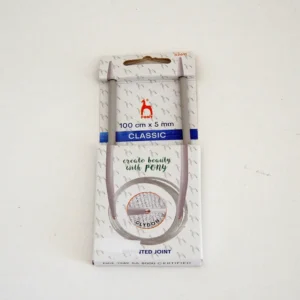 agulhas de tricotar circulares pony