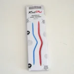 knitpro – agulhas de cabo em alumínio (pack de 2)